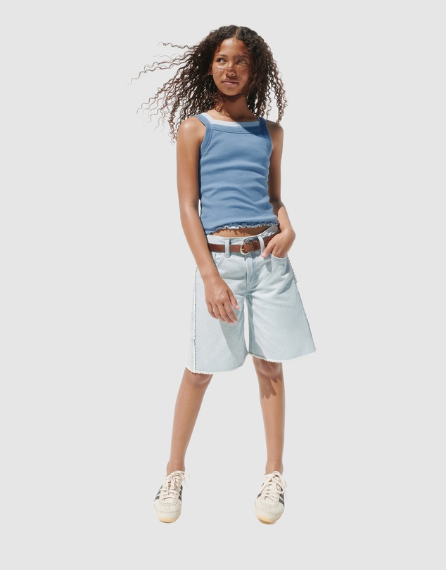 GAP - Lace Side Stripe Five Pocket Jorts - Kids-Teens
