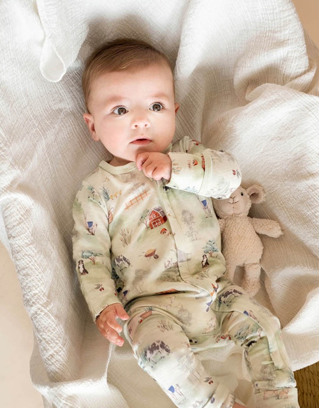 Bebe by Minihaha - Hunter Organic LS Zipsuit - Babies