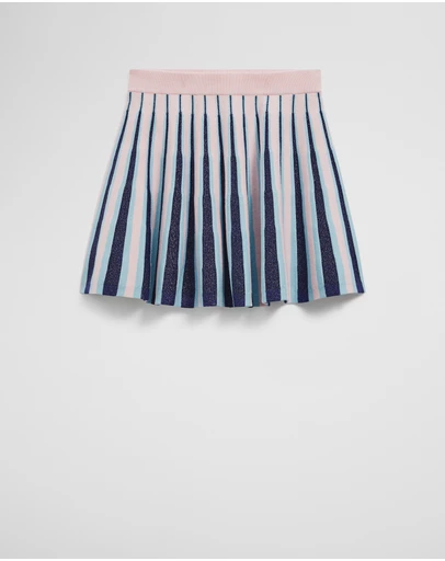 Country Road - Pleated Knit Skirt