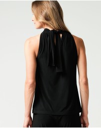 SACHA DRAKE - High Neck Tie Top