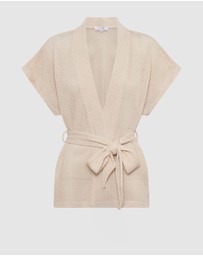 Arms Of Eve - Sardinia Wrap Top - Coconut