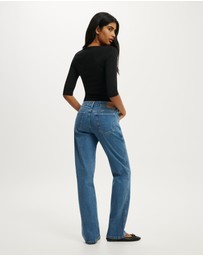 Cotton On - Stretch Slim Straight Jeans