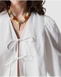 & Other Stories - Tie-Front Blouse