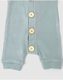 WITH LOVE FOR KIDS - BASICS Ribbed Romper - Babies