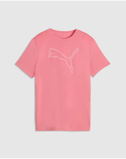 Puma - Train All Day Essentials Cat Logo Tee - Teens