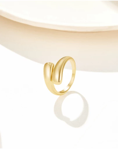 Mestige - Sheathe Ring - 18K Gold Plated