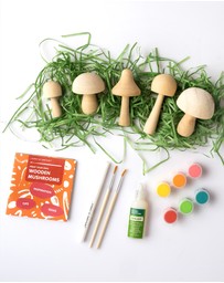 Journey Of Something - Paint Your Own Wooden Mushrooms