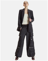 Cynthia Rowley - Pinstripe Oversized Jacket