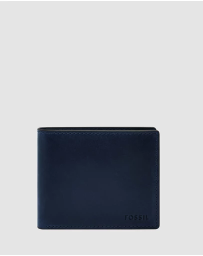 Fossil - Derrick Blue Wallet