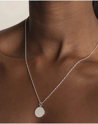 Medley Jewellery - Full Moon Pendant in Silver