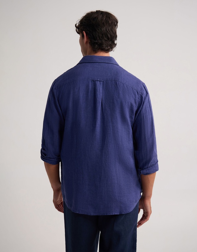 Oxford - Cooper Ls Delave Linen Shirt