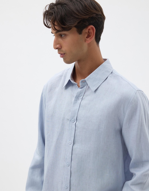 AERE - Euro Resort Linen LS Shirt