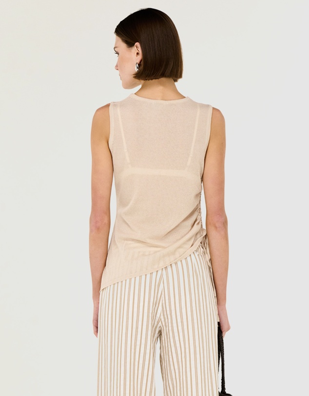 Staple the Label - Alix Drawstring Knit Top