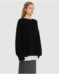 MM6 Maison Margiela - Distressed Hem Sweater