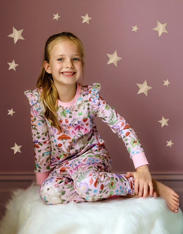 Fleur Harris - 'Forest Friends' Whimsical Sleep Set in Pink