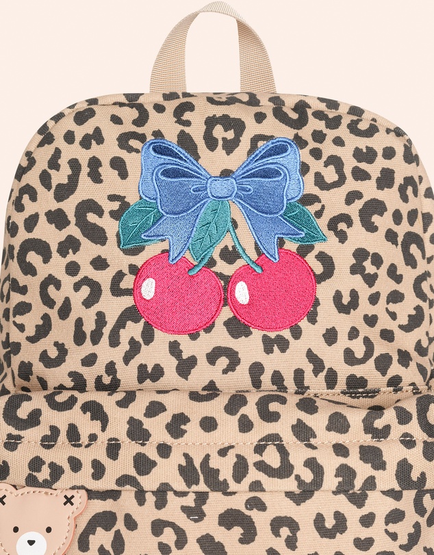 Huxbaby - Leopard Cherry Backpack