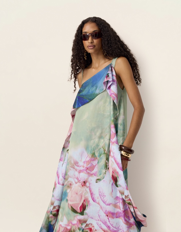 MOS The Label - Roses Maxi Dress