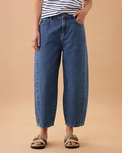 Ceres Life - Maggie Tapered Barrel Jean