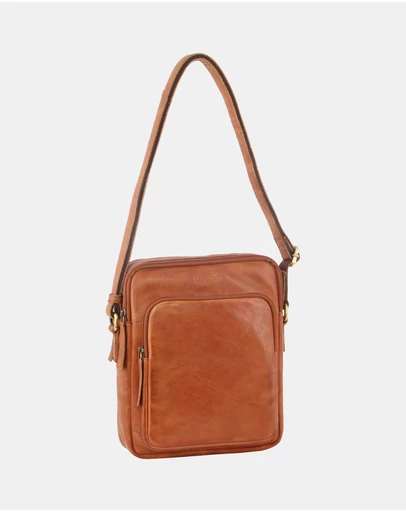 Pierre Cardin - Pierre Cardin Leather Unisex Cross Body Bag