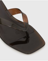 Betts - Tyla Jelly Kitten Heel Thong Sandals