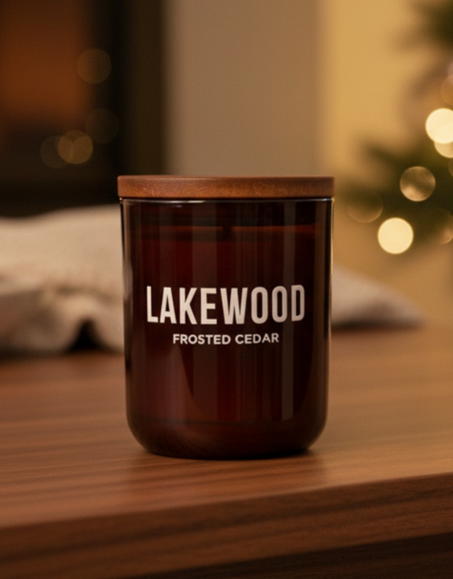 Lakewood Candles - Frosted Cedar 300g Soy Candle