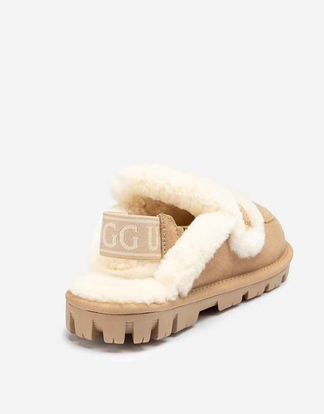 Ozwear Connection Uggs - Ugg Violet Shearling Slipper (Elastic Logo) (Detachable Feature)