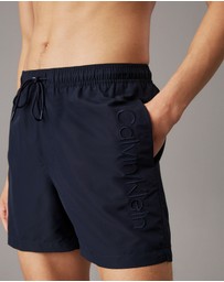 Calvin Klein - Logo Embroidery Medium Drawstring Swim Shorts
