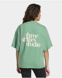 adidas Sportswear - 3-Stripes Studio T-Shirt Womens