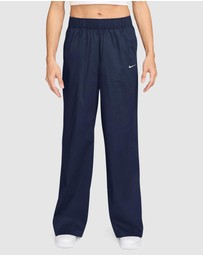Nike - Sportswear Chill Poplin High-Waisted Loose Open-Hem Pants