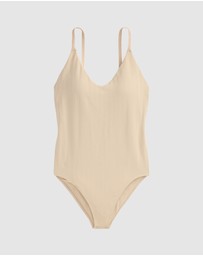 Lauren by Ralph Lauren - Herringbone Seamless Lingerie Bodysuit
