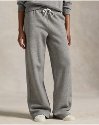 Polo Ralph Lauren - Drawstring Fleece Wide-Leg Sweatpants - ICONIC EXCLUSIVE