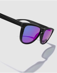 Hawkers Co - Polarized Carbon Blue One Raw Sunglasses for Men and Women UV400