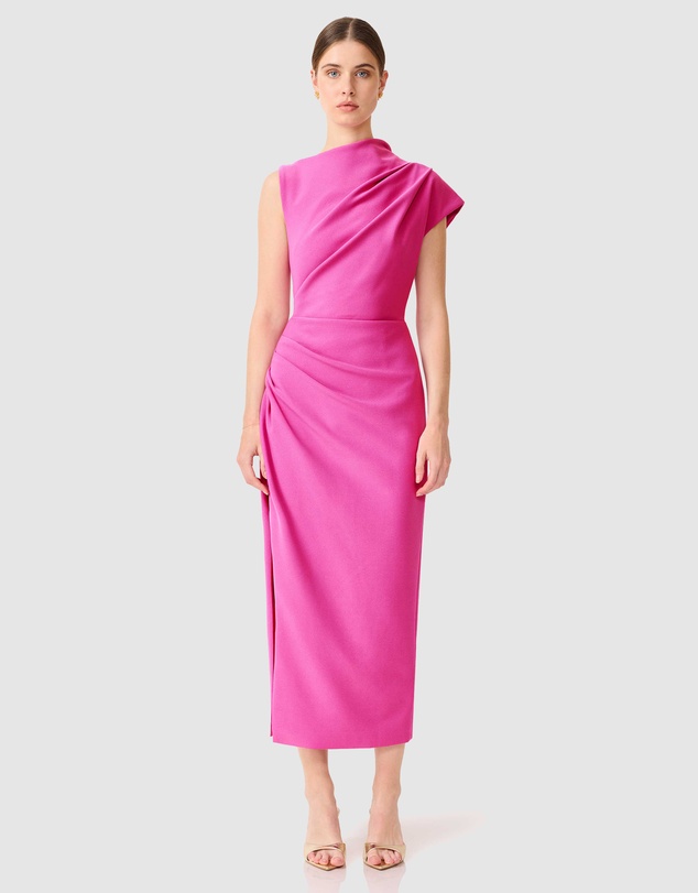 Elliatt - Chantal Asymmetrical Midi Dress