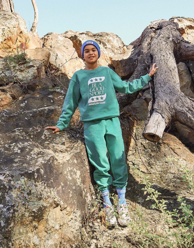Skwosh - Kids Track Pant in Alpine