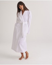 Love and Lustre - Pure Cotton Waffle Robe