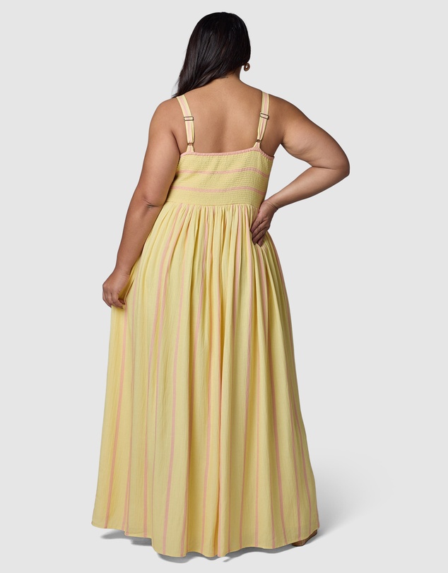 Something 4 Olivia - Daisy Stripe Maxi Dress