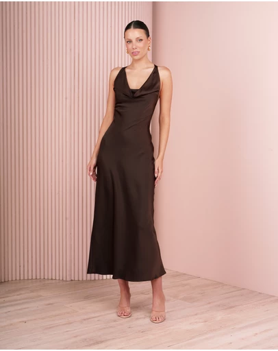 Azzurielle - Kaydy Cross Back Maxi Dress