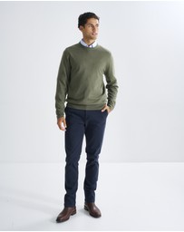 3 Wise Men - 3 Wise Men Driver Crew Neck - Army Green