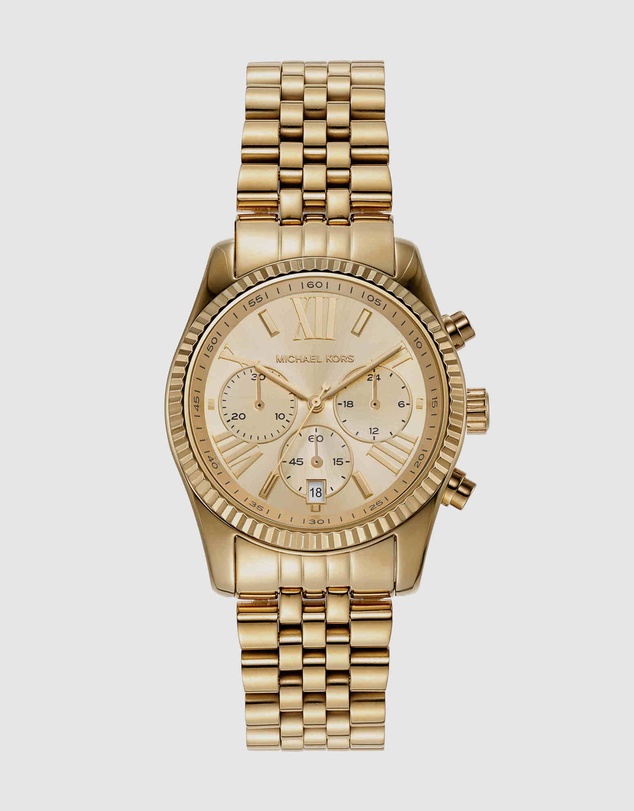 Michael Kors - Lexington Gold Tone Chronograph Watch