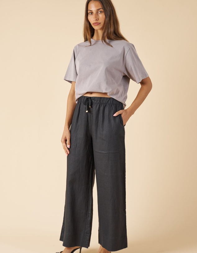 CAMIXA - Teesha Oversized Distressed Cotton T-Shirt