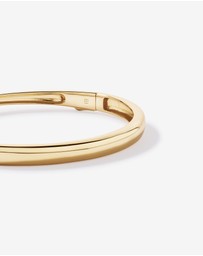 Michael Hill - Polished Hinge Bangle in 18kt Vermeil