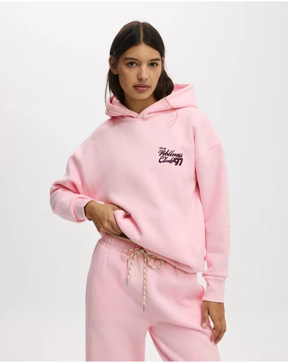Cotton On Body Active - Plush Premium Graphic Hoodie
