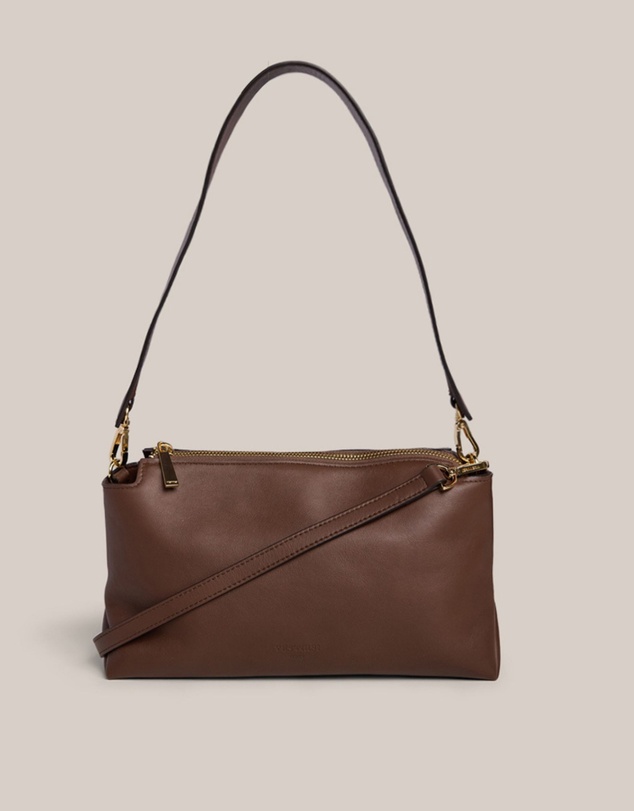 VESTIRSI - Clara Chocolate Shoulder Crossbody Bag