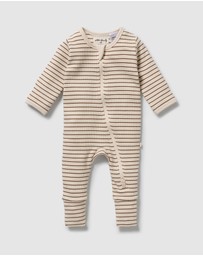 Wilson & Frenchy - Organic Waffle Zipsuit - Babies