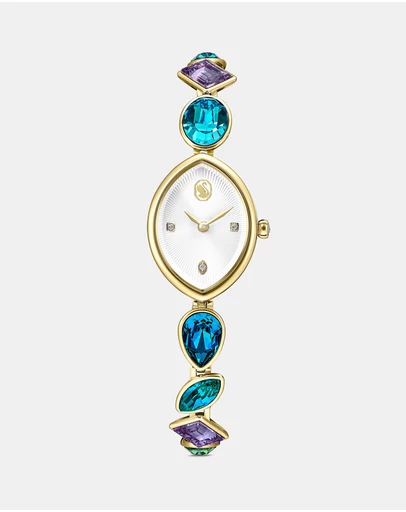 Swarovski - Gema Watch, Crystal Bracelet, Gold Tone, Gold-Tone Finish