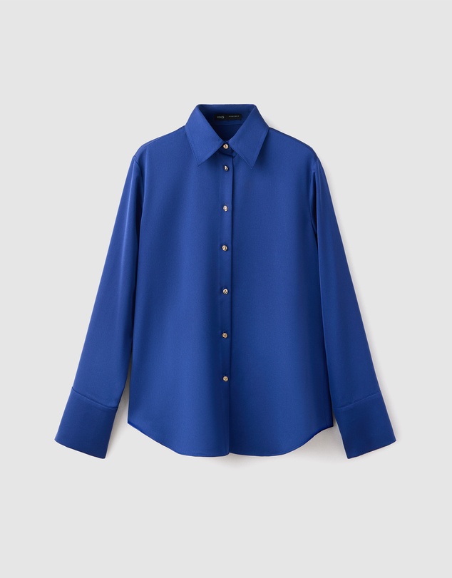 M.N.G - Satin Buttoned Shirt