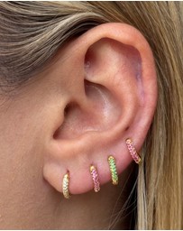 Izoa - Coco Huggie Earrings