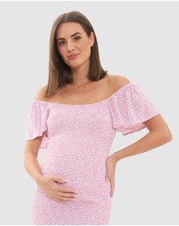 Ripe Maternity - Selma Shirred Dress