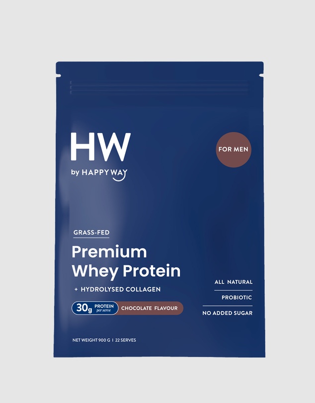 Happy Way - Men's Chocolate Whey Protein Powder