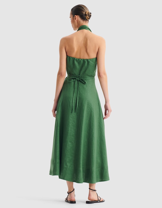 Morrison - Ronni Linen Halter Dress